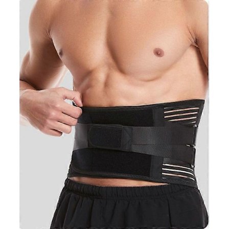 Sportsstøtte talje fjederstøtte tryk vægtløftning squat taljebælte lændediskusprolaps åndbart bælte