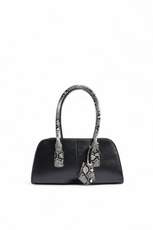 Victoria Quitzau x NA-KD Sac à main avec anses contrastantes - Sacs - Noir - One Size