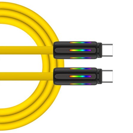 USB C til USB C Hurtigopladningskabel, 100W 240W/5A 480Mbps Hurtig Data Synkronisering til Smartphones Tablets Laptops