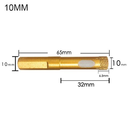 Juotettu poranterä 10 mm