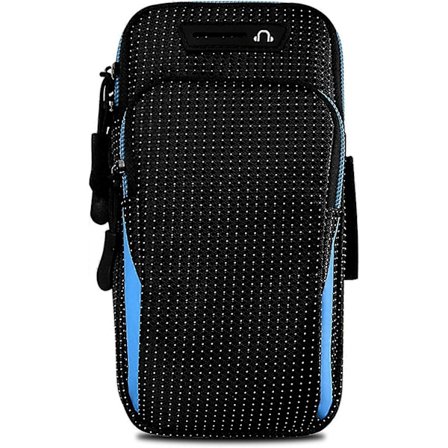 Puhelinpidike juoksuun käsivarteen Naisten Miesten Lasten Pussi, Käsivarsinauha Puhelinpidike (Tyyli Tähtitaivas, Sininen)