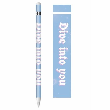 Apple Pencil coolt klistermärke - Dyk In I Dig