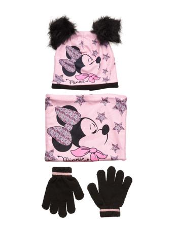Set 3 Pcs Bonnet+Collar+Gloves Patterned Disney