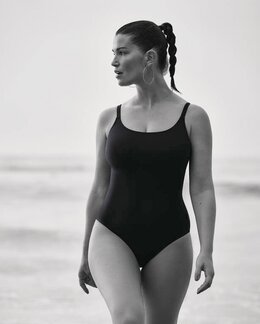 Rosa Faia Bygelbaddräkt Perfect Suit Svart - C44 - Anita