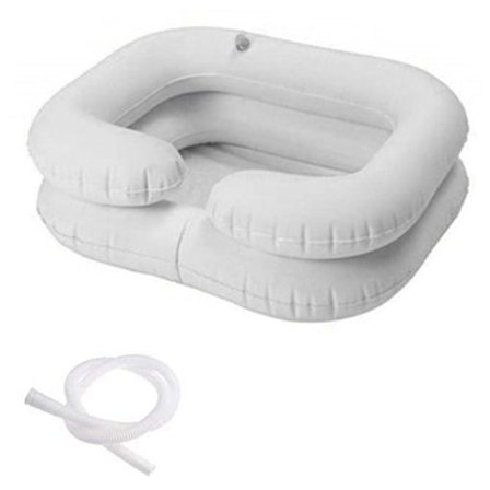 Oppblåsbar hårvask for sengeliggende personer, hårvaskebadekar med dusjhode for pasienter {HH}