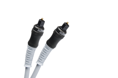 SUPRA 1003100151 Patchkabel 2 x Toslink, 1 m, Stikkontakter & kabler