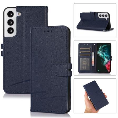 Cross Texture Pu- Case För Samsung Galaxy S22 5g