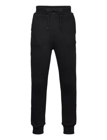 Badge Jog Pant - Gots/Vegan Knowledge Cotton Apparel Black