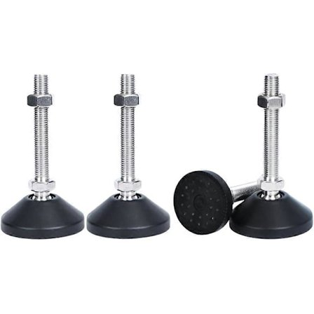 2025 Nye 4 Stk. Justerbare Ben M8x50 Møbeljusteringsskruer Justerbare Møbelben Universal Silico