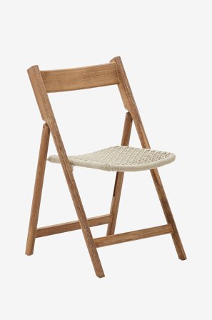 Kave Home - Utomhusstol - dandara 2-pack - Brun - Utestolar & pallar - Från Homeroom