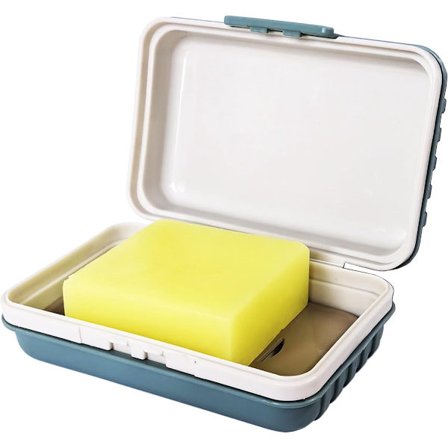 Tvålkopp, Tvålkopp med Lock, Portabel, Lämplig för Resor, Camping, Duschar, Badrum