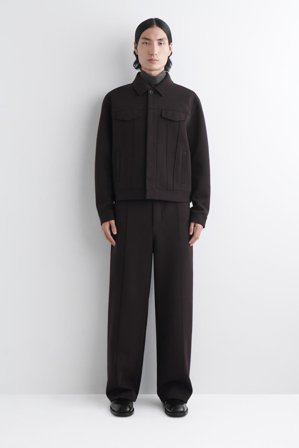 COS Homme Veste Workwear En Scuba Jacket in Marron