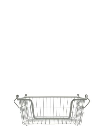 house doctor | Basket, Hdnico, Grey | 35X27X15CM