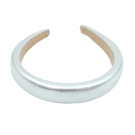 Complement Diadem Metallic Hårband Dam Silver