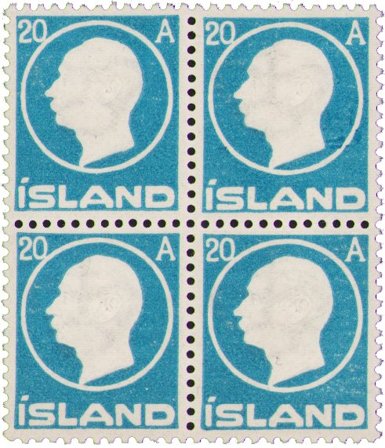 Island - AFA 71 - Postfrisk 4-blok