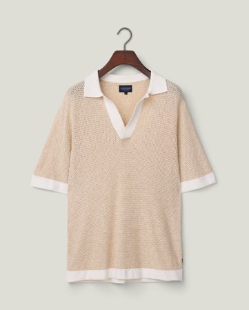 Lexington Riviera Poloshirt, hellbeige