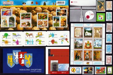 Kultur og historie - 25 forskellige frimærker - Postfrisk