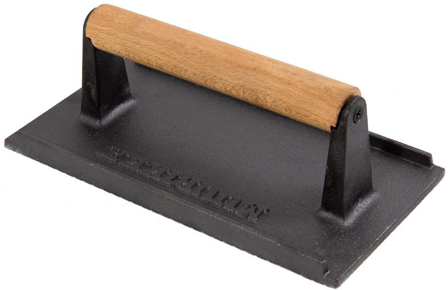 Muurikka Rektangulær grillpresse i støpejern