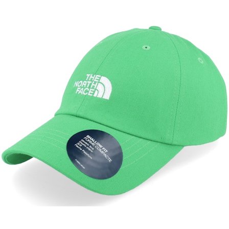 The North Face - Green unconstructed Czapka Z Daszkiem - Norm Hat Optic Emerald Dad Cap @ Hatstore