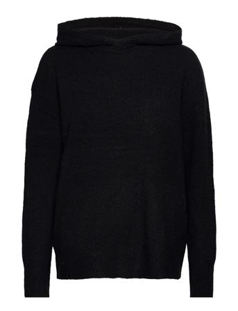 Nordby New Knit Hoodie Black NORR