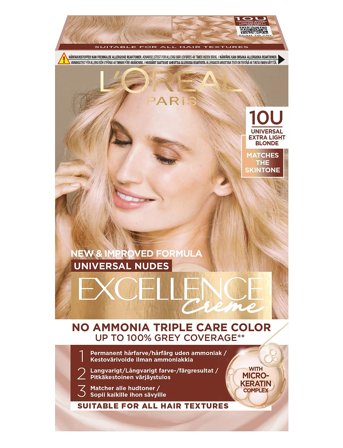 L'Oréal Paris L'oréal Paris Excellence Universal Nudes 10U Universal Lightest Blonde - Nude - ONE SIZE