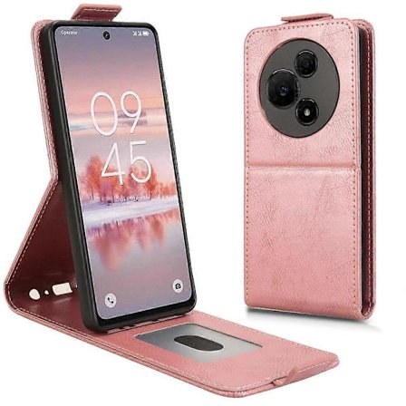 För TCL 60 NxtPaper 4G Ställfodral Magnetlås Vertikalt Flip Läder Telefonskal med Korthållare