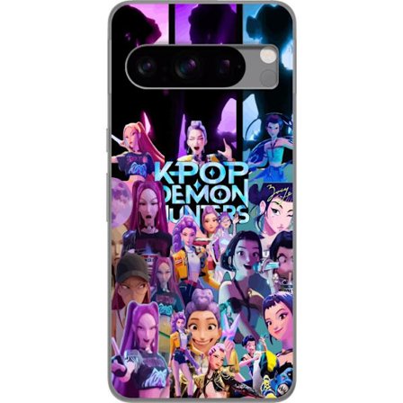 Kompatibel Mobilcover til Google Pixel 8 Pro KPop Demon Hunters anime stil mørk design