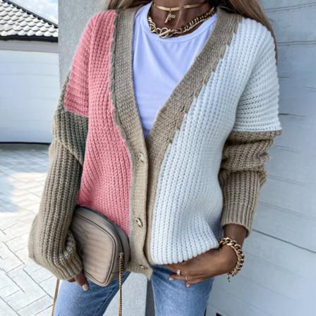 Dam Långärmad Koftatröja Med Öppen Front Ytterkläder