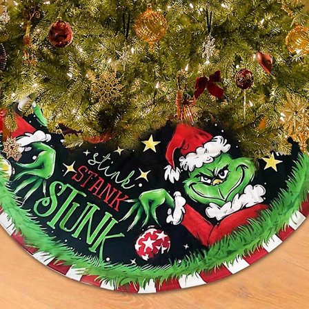 Julgrans kjol, mjuk och rolig julgran kjol krage