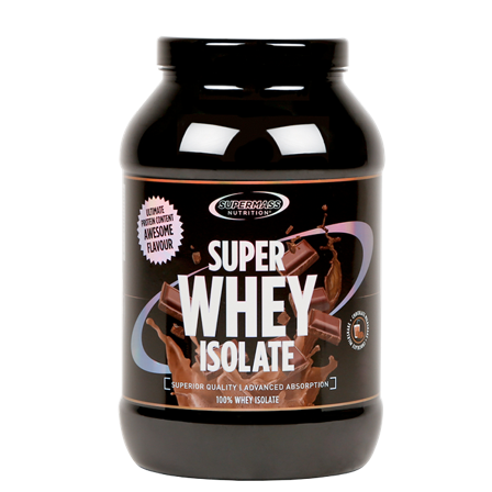 SUPERMASS NUTRITION SUPER WHEY ISOLATE Valleproteinisolat 1300 g, Chocolate Milkshake - Bodyman.dk