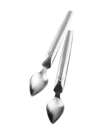 Plate it Quenelle Spoons S Set 2 Plate-It - Silver - ONE SIZE