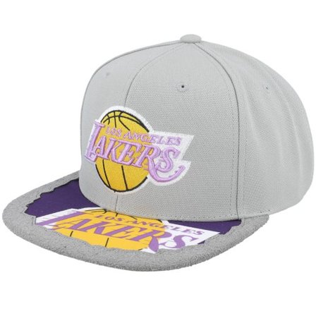 Mitchell & Ness - NBA Grå snapback Keps - Los Angeles Lakers Munch Time Hwc Grey Snapback @ Hatstore