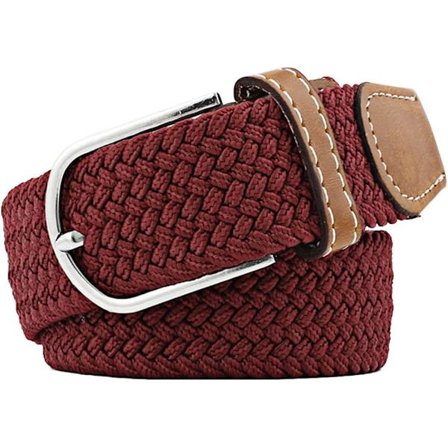 Flerfarget Elastisk Vevd Belte Casual Flettet Stretchbelte