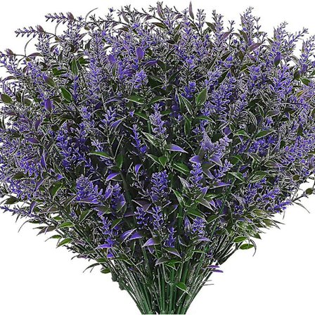 4 stk. Kunstige Lavendel Lilla Kunstige Blomster Acsergery Gave Lavendel Planter