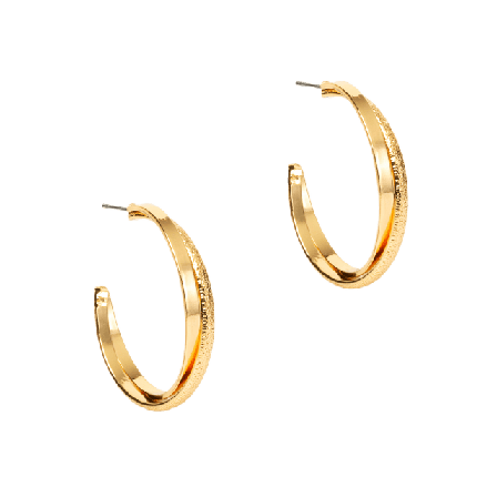 pfgSTOCKHOLM Classic Hoop Örhängen Dam Guld ONESIZE