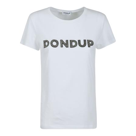 Dondup T-Shirt S007.Js0241D Hvid, Dame T-shirts