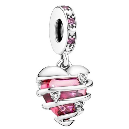 Smycken Bästa Mamma Hjärta Pärlor passar Armband Halsband för Kvinnor Flickor, Hängsmycke Pärlor med Cubic Zirconia, Födelsedag Halloween Alla 