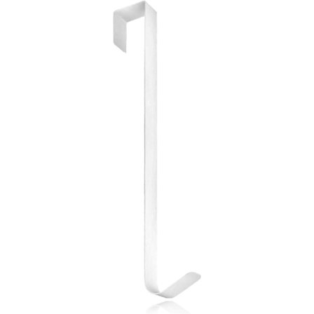 Joulukranssin ripustin | 31 cm / 12,5 tuumaa pitkä | Metallinen kranssikoukku oven yläpuolelle, kranssin ripustin, ripustuskoukku jouluun