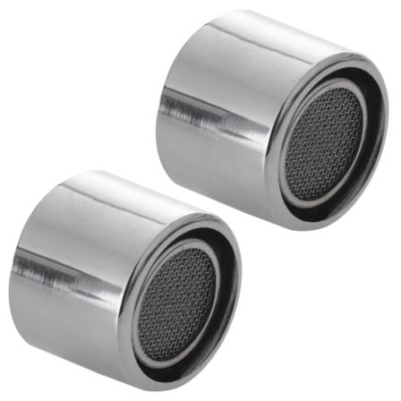 2 kpl 20 mm:n naaraskierteinen vesisäästöhana hana suutin ilmastaja suutin Db Silver Black