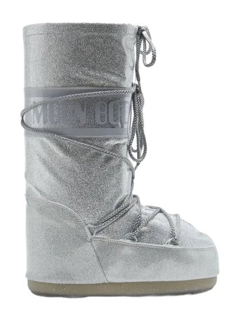 Moon Boot Mb Icon Glitter - Silver - 27-30