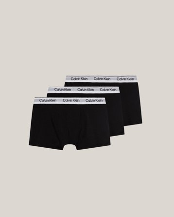 Calvin Klein 3PK TRUNK Czarny Bielizna Chłopiec - Kids Brand Store