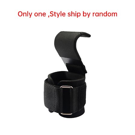 Förbättrad version Viktlyftskrok Hand-Bar Handledsremmar Handske Viktlyftning Styrketräning Gym Fitness Krok Vikt