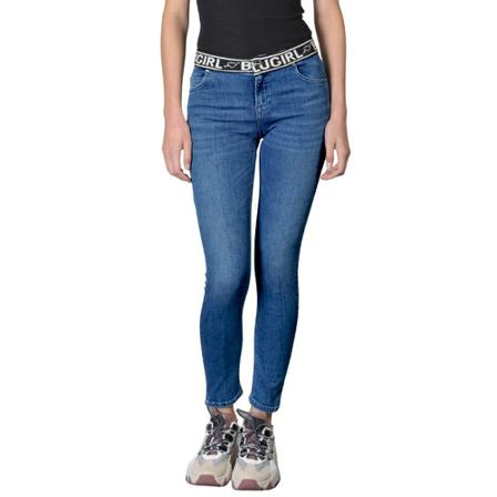 Blugirl, Slim-fit Jeans Blauw, Dames, Maat:W29