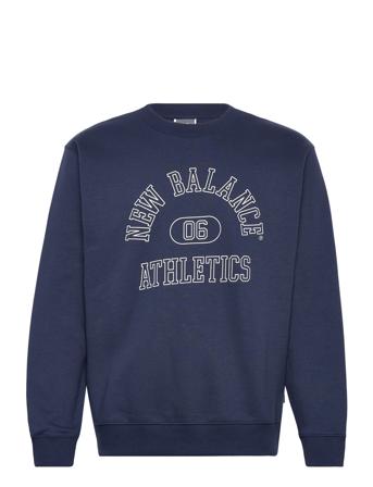 Graphic Crew 1 Sport Sport Clothing Sport Sweat-shirts & Hoodies Sport Sweat-shirts Navy New Balance