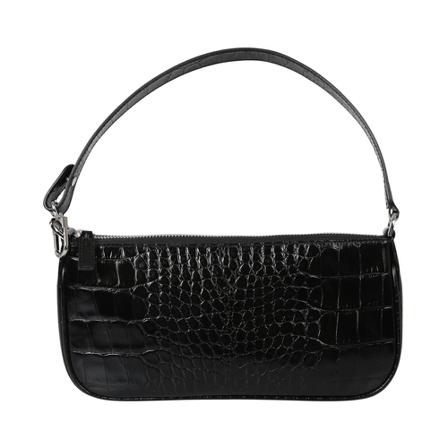 By Far, Shoulder bag Zwart, Dames, Maat:ONE Size,leer