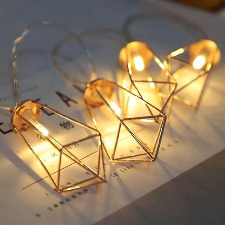Ramadan Eid 2m Strängljus 10 LED Varmt Vit Batteri