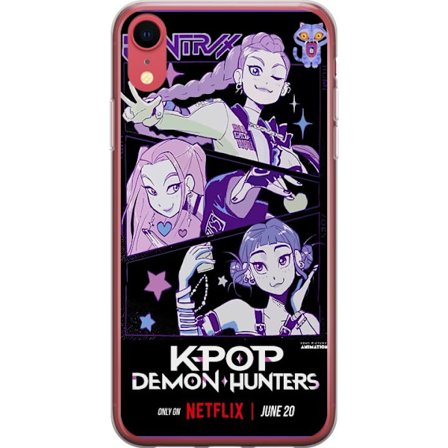 Kompatibel Mobilcover til Apple iPhone XR Kpop Demon Jægere Huntrix Plakat Mira Zoey Rumi Lilla Stjerne Glød