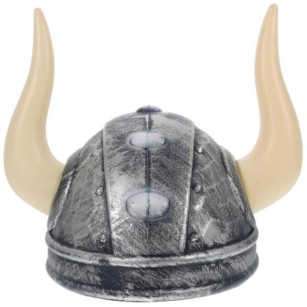 Buffalo Horn Hat Viking Hat Halloween Dekorasjon Rekvisita Fest Tilbehør Barn Leker Leker Cosplay Kostyme Fest (Svart Svart)