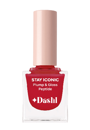 DASHL Stay Iconic Plump & Gloss Peptide Nagellack Unisex Röd 10ML