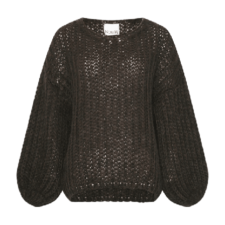 Noella Joseph Knit Sweater - Black Tröjor Dam Brun L/XL